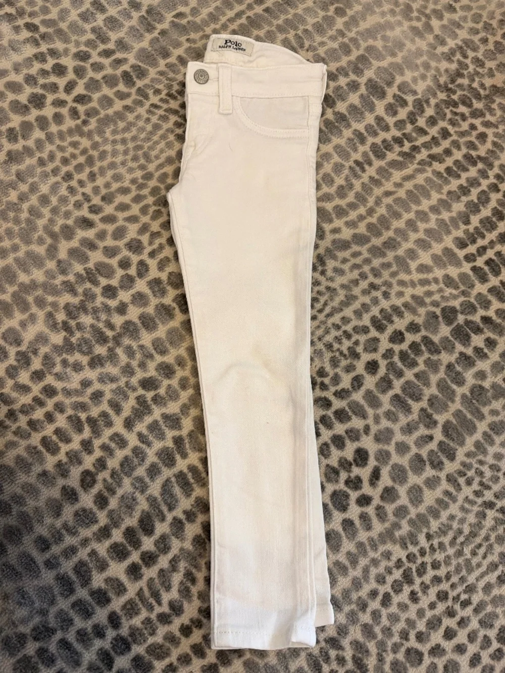 Girls Ralph Lauren skinny white jean size 4T